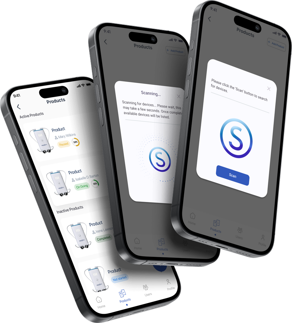 Run multiple Vagustim products from one app