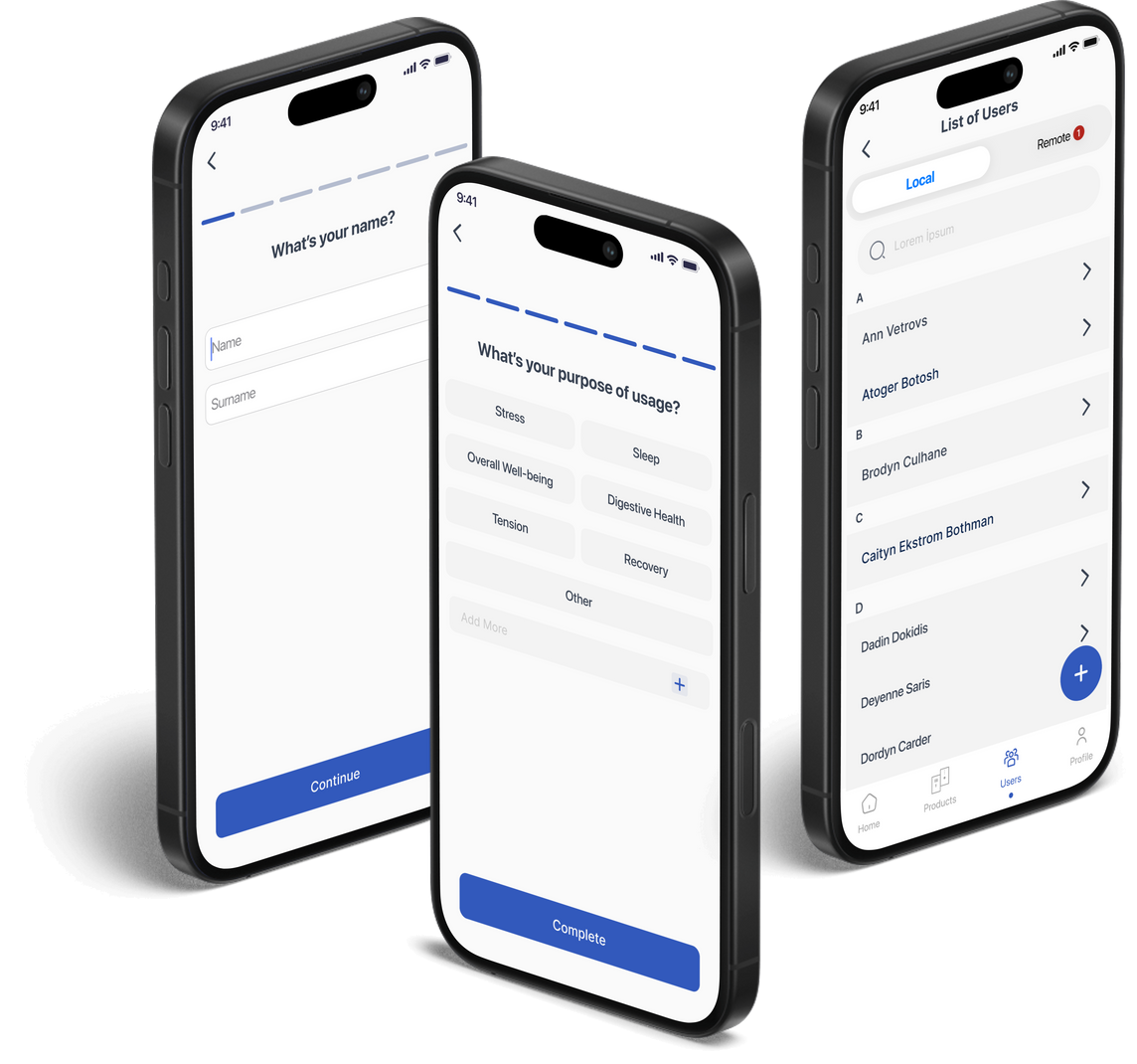 Create user profiles